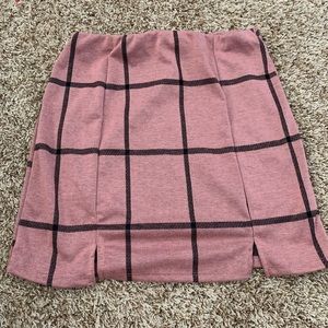 Adara grid skirt
